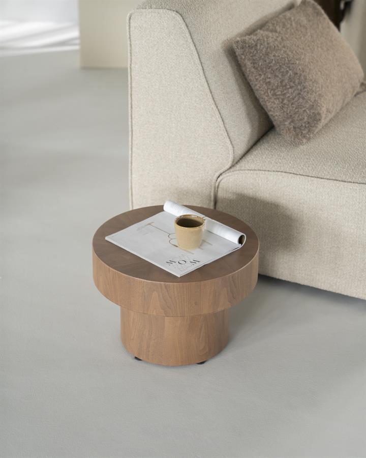 Bijzettafel Bobbie - lichtbruin