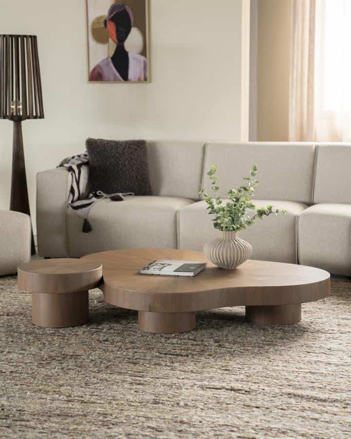 Salontafel Bobbie - lichtbruin