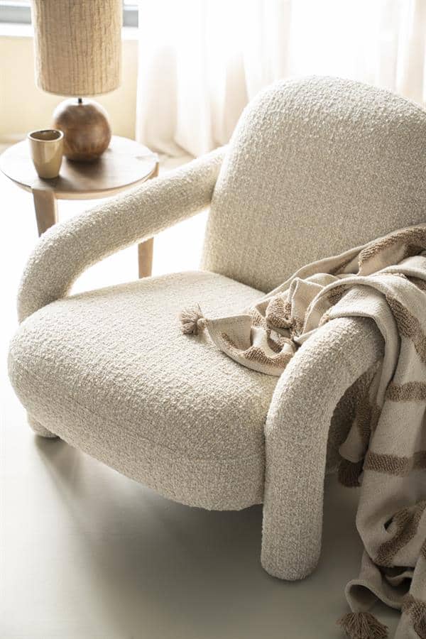 Fauteuil Monica - beige Asti