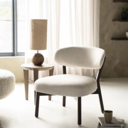 Fauteuil Mikky bruin - beige Moon