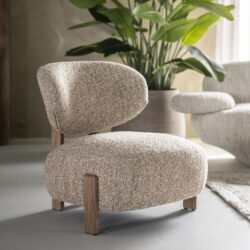 Fauteuil Reza bruin - taupe Bay