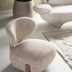Fauteuil Reza bruin - taupe Bay
