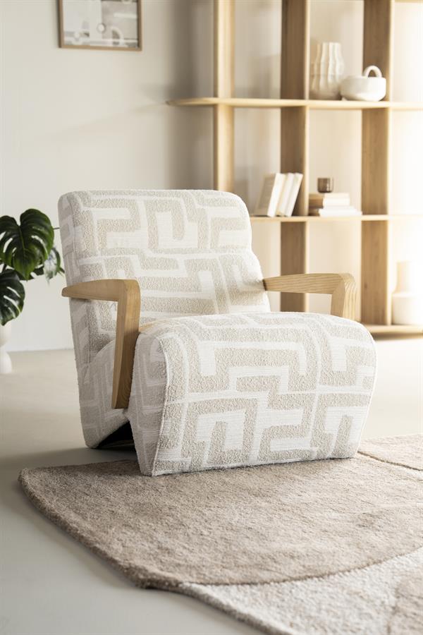 Fauteuil Olek - beige Libre