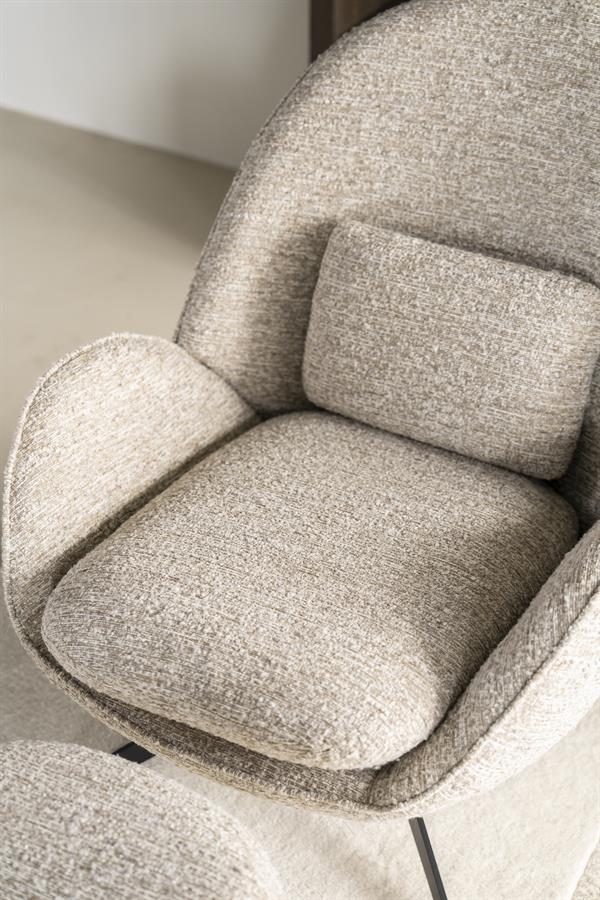 Fauteuil Ryan - beige Zora