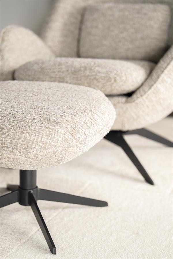 Fauteuil Ryan - beige Zora