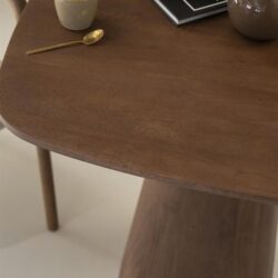 Eettafel Aron vierkant 80x80 - lichtbruin