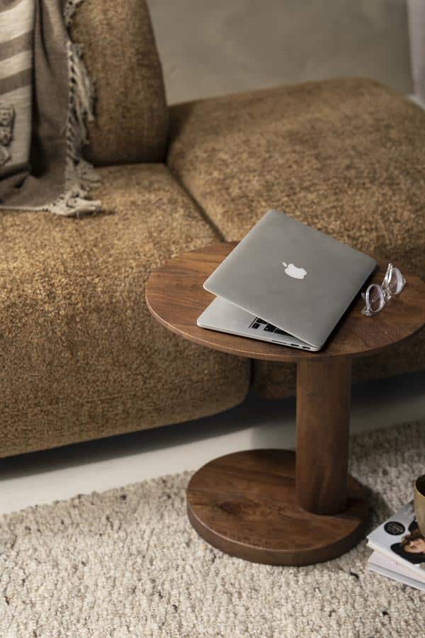 Bijzettafel Novia - lichtbruin