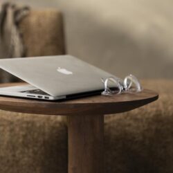 Bijzettafel Novia - lichtbruin