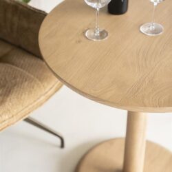 Bistrotafel Florent rond - lichtbruin