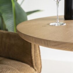 Bistrotafel Florent rond - lichtbruin
