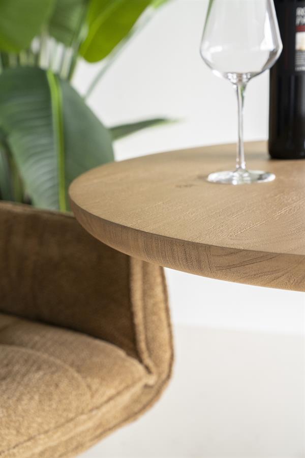 Bistrotafel Florent rond - lichtbruin