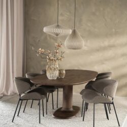Eettafel Coco 180x110 cm - lichtbruin
