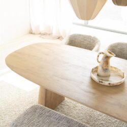 Eettafel Lune 240x105 cm - naturel