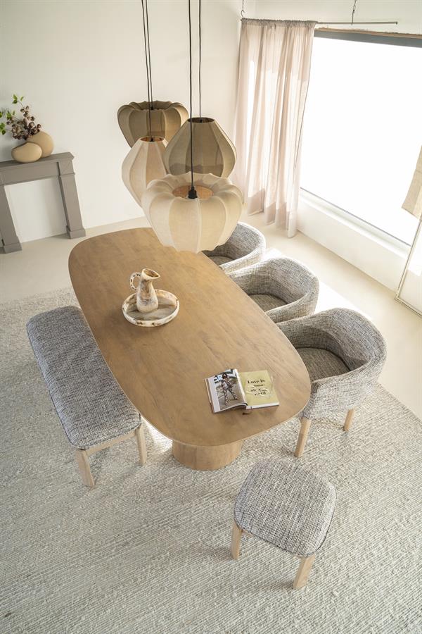 Eettafel Lune 240x105 cm - naturel