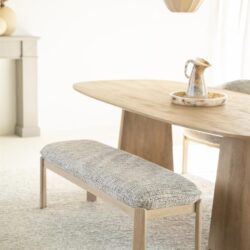 Bankje Lottie - taupe Nori