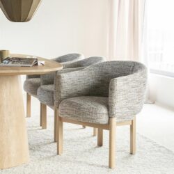 Stoel Micha - taupe Nori