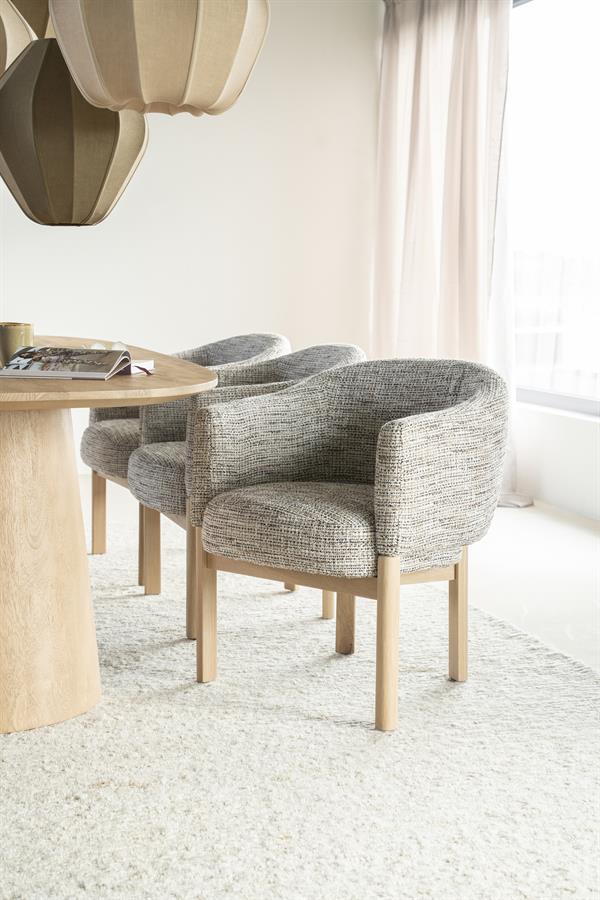 Stoel Micha - taupe Nori