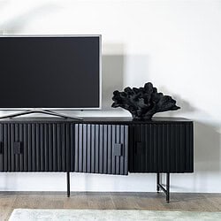 TV meubel Remi 4-drs. - zwart