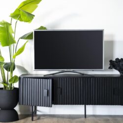 TV meubel Remi 4-drs. - zwart