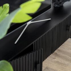 TV meubel Remi 4-drs. - zwart