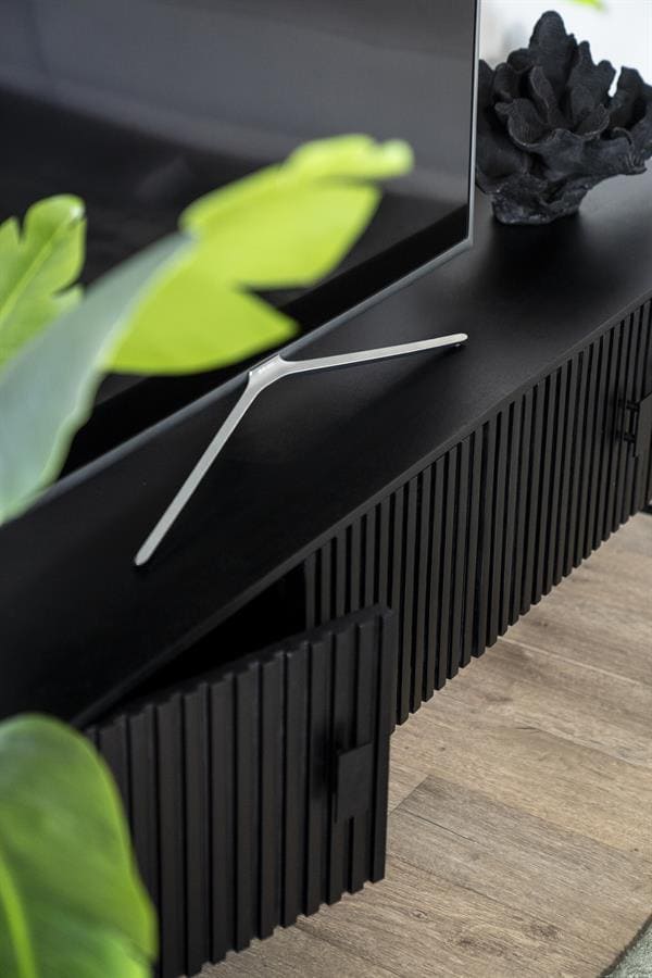 TV meubel Remi 4-drs. - zwart