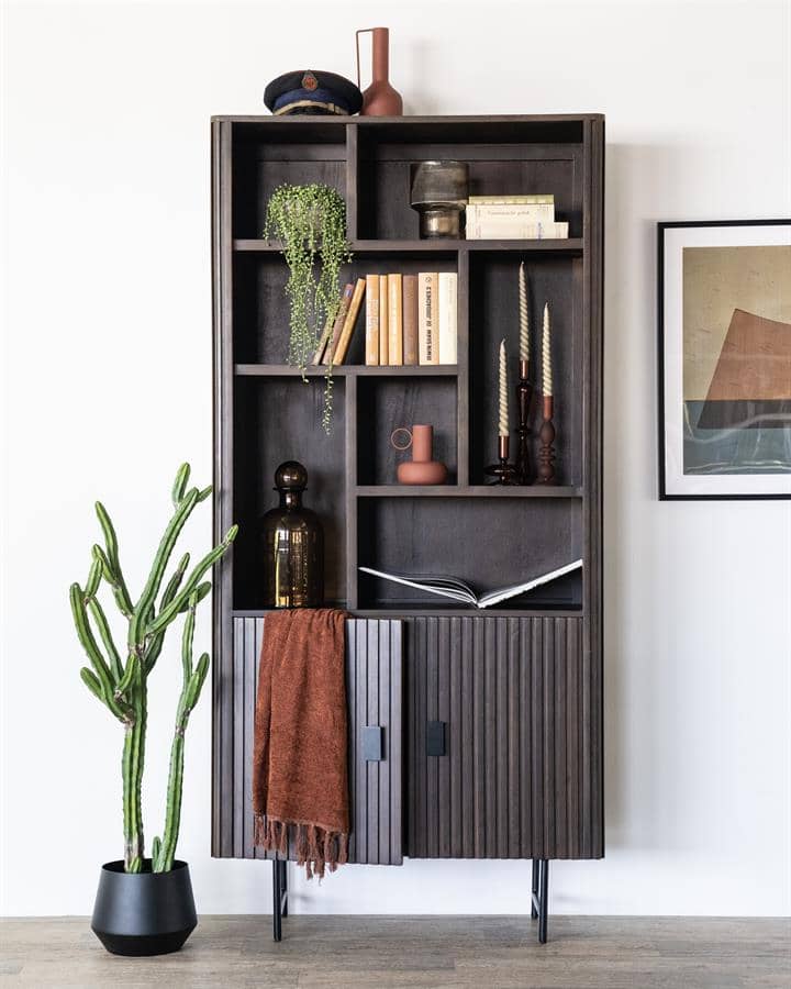 Eleonora465_95732 Boekenkast Remi - bruin