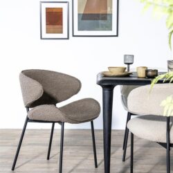 Stoel Tess - bruin Spark