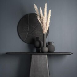 Sidetable Aron 180x40 - zwart