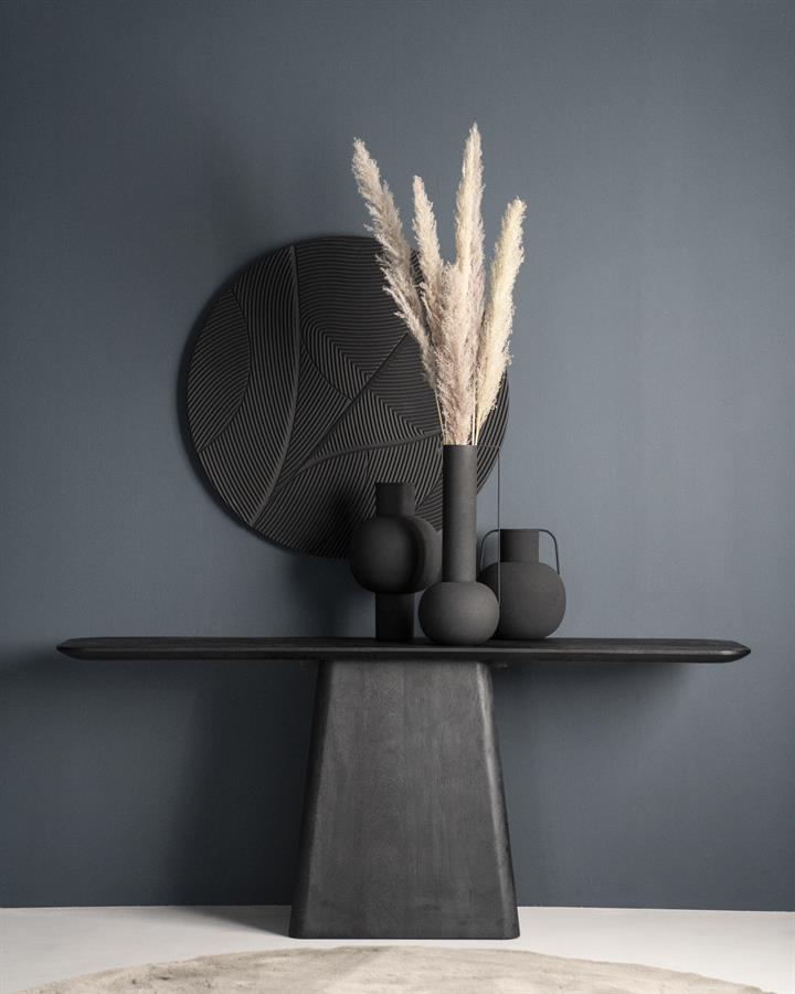 Sidetable Aron 180x40 - zwart