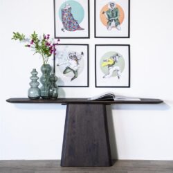 Sidetable Aron 180x40 – bruin