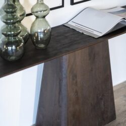 Sidetable Aron 180x40 – bruin