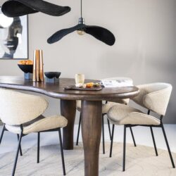 Stoel Tess - bruin Spark