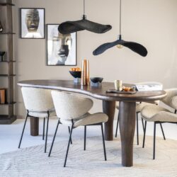 Stoel Tess - bruin Spark