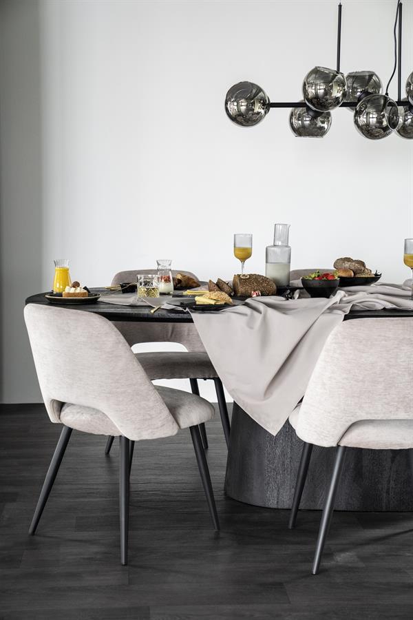 Eettafel Aron ovaal 250x110 - bruin