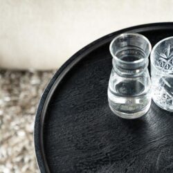 Bijzettafel Ron 46x49 - zwart