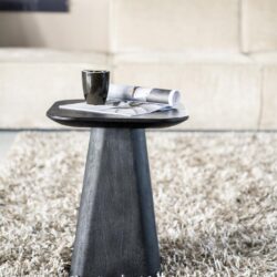 Bijzettafel Aron vierkant 40x40 - zwart