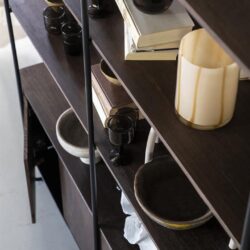 Wandkast James 4drs. - bruin