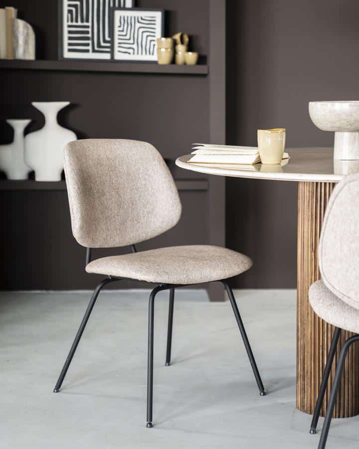 Stoel Lynn - beige fletcher