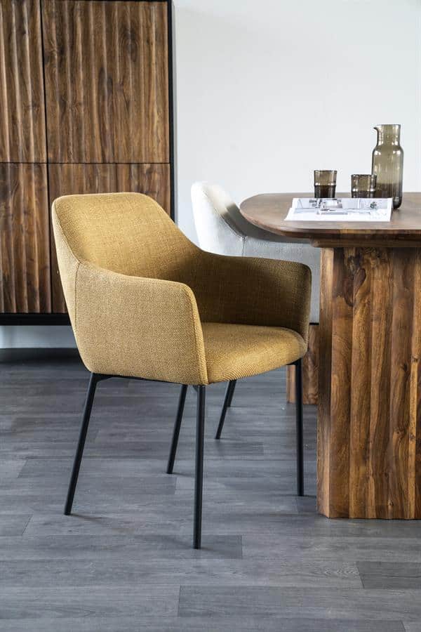 Stoel Paul - mosterd Linea