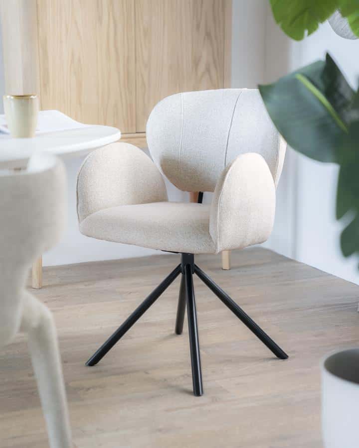 Stoel Rosalin - taupe Moon