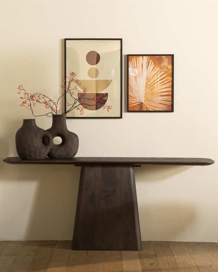 Sidetable Aron 180x40 – bruin