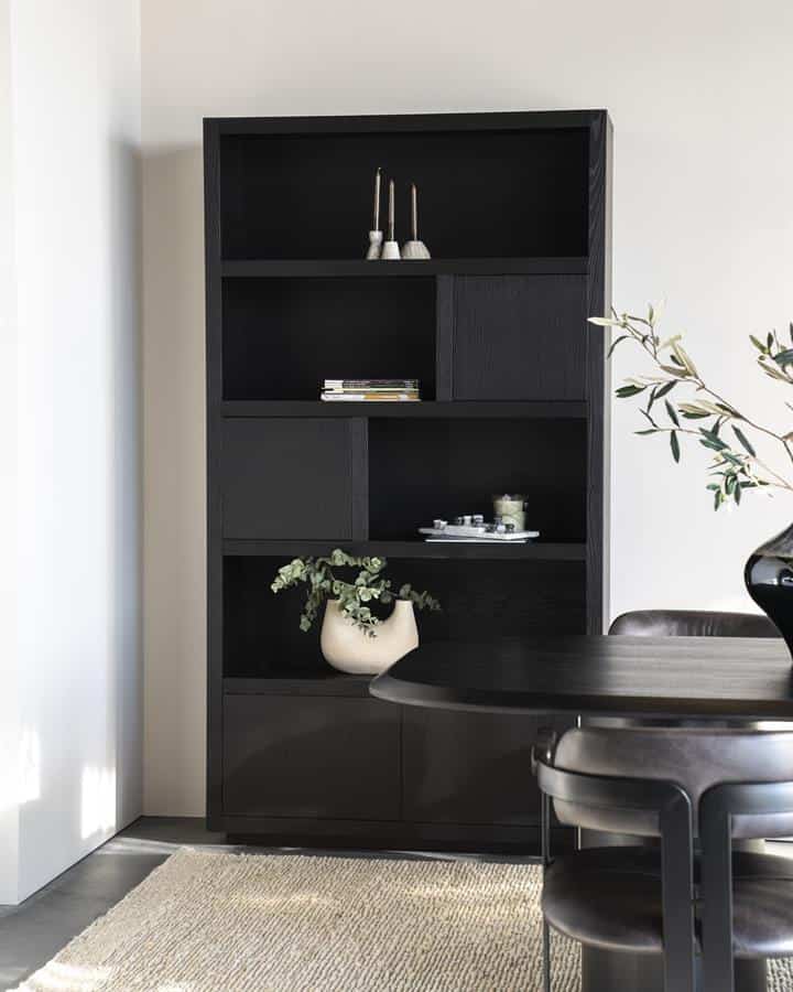 Kabinet Helsinki 120x220 cm - zwart