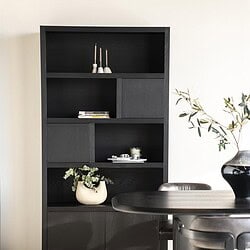 Kabinet Helsinki 120x220 cm - zwart