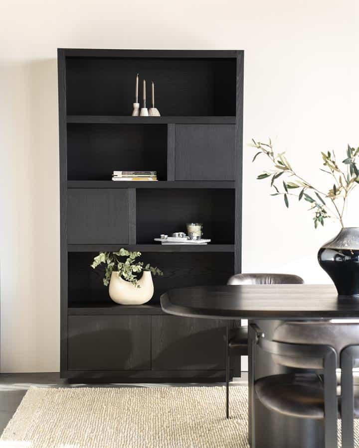 Kabinet Helsinki 120x220 cm - zwart