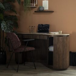 Stoel Jon met arml - rood Maywood