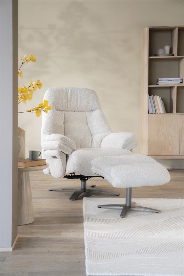 Relaxfauteuil Caleb - beige