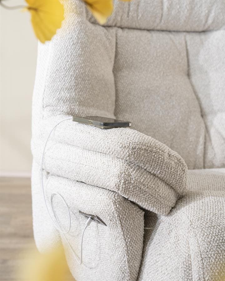 Relaxfauteuil Caleb - beige