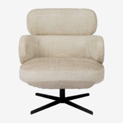 Fauteuil Rana van PMP Furniture in stof met draaivoet bij Mokana in Enschede