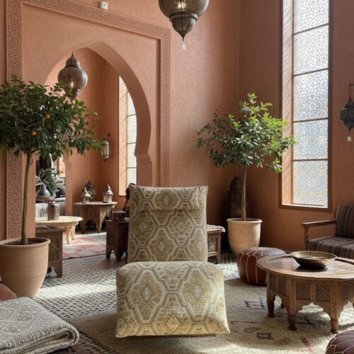 Relaxtfauteuil Marrakesh | Heb je wel eens door de ramen naar prachtig ingerichte woonkamers in Nederland gekeken? Een salontafel versierd met bloemen staat voor een gezellige en aantrekkelijke bank, daarachter zie je een eettafel voor gezellige bijeenkomsten en in de vensterbank staan smaakvolle vazen. Meubelwinkel Nederland | Relaxtfauteuil Marrakesh