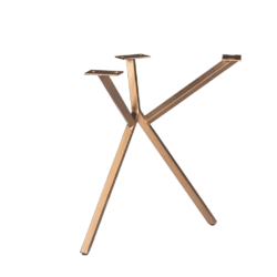 STF-0003-1-1024x1024 Moderne tafelonderstel van metaal in goudkleur voor maatwerk meubelen – perfect voor een stijlvolle eettafel of bureau.